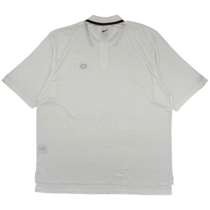 90s Nike Yin Yang White Polo-Shirt with Tags (XXL)