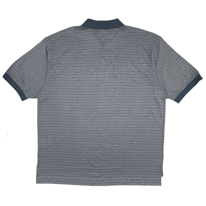 Nike Tiger Woods Light Blue Chequered Polo-Shirt with Tags (XXL)
