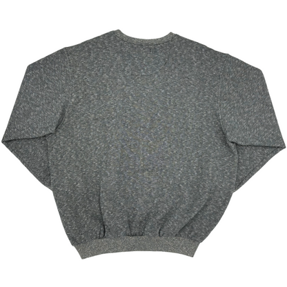 Nike Grey/Green V-Neck Graphic Jumper (L)