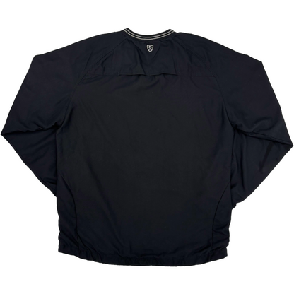 Nike Black/White V-Neck Windbreaker (M)
