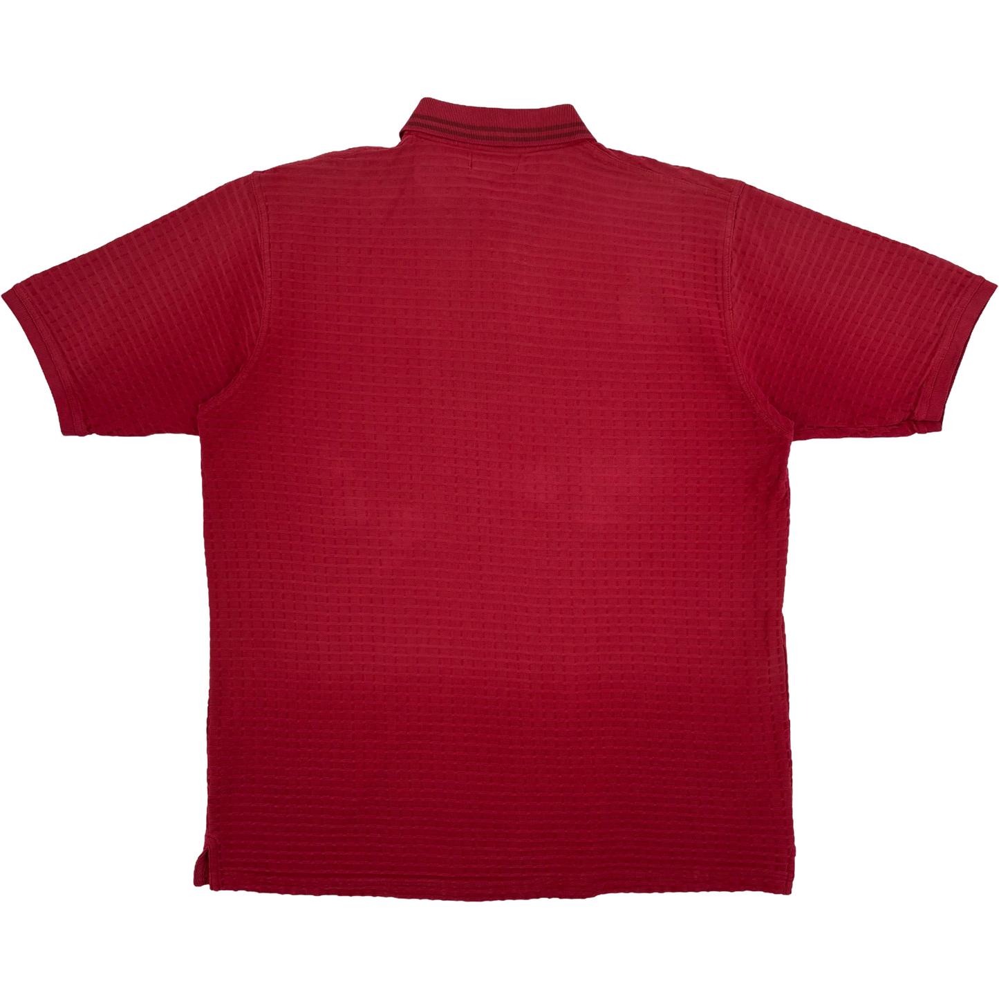 Arnold Palmer Red Textured Polo-Shirt (M)