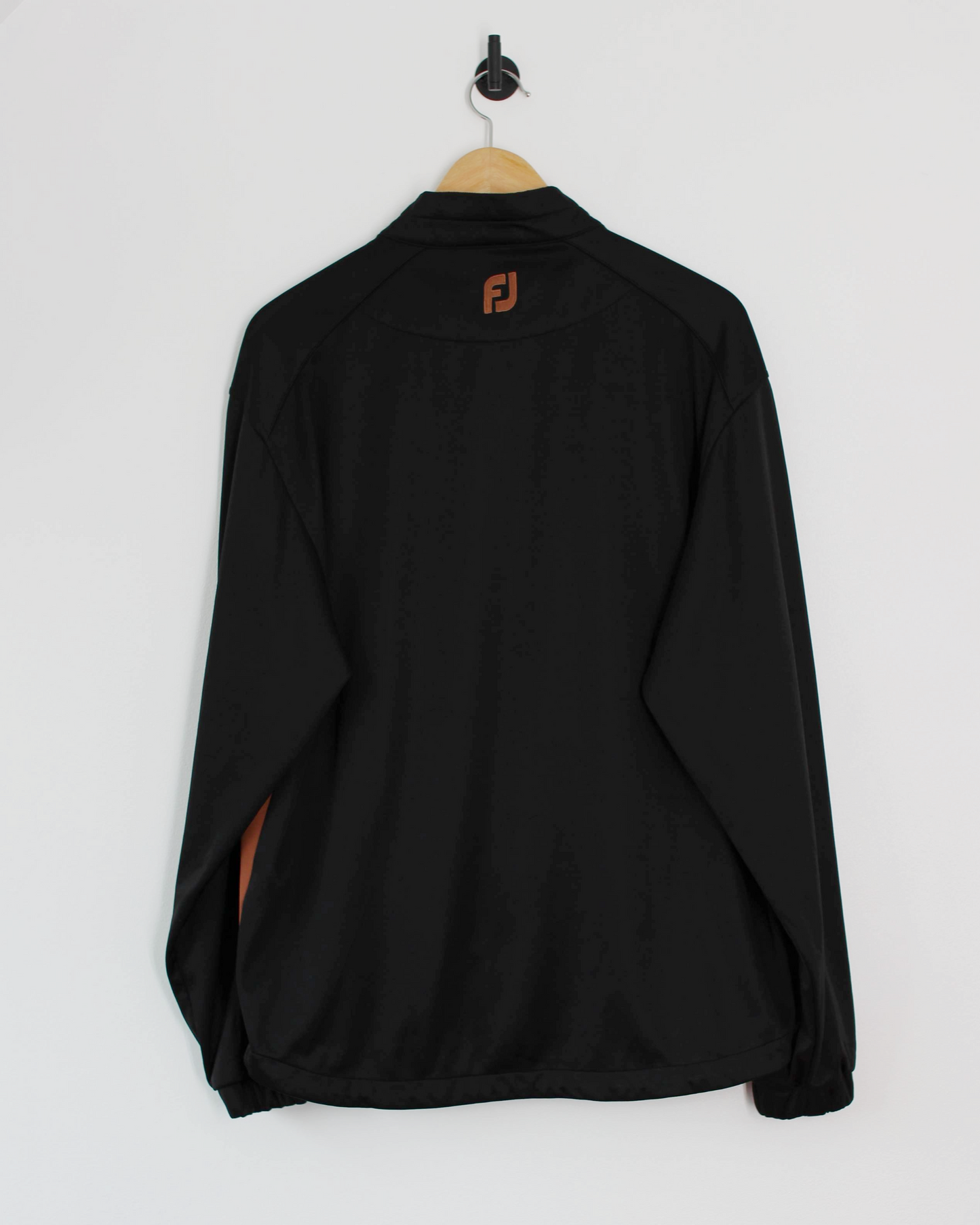 90s Footjoy x Titleist Black/Bronze Full Zip Shell Jacket (L)
