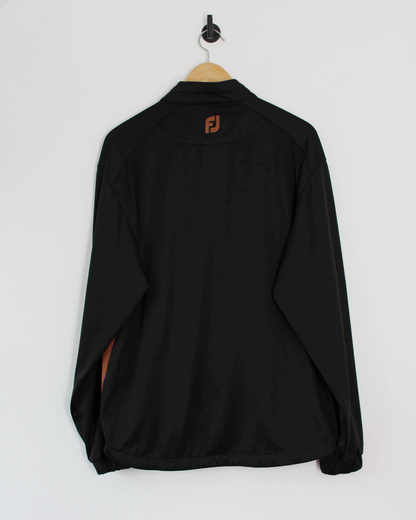 90s Footjoy x Titleist Black/Bronze Full Zip Shell Jacket (L)