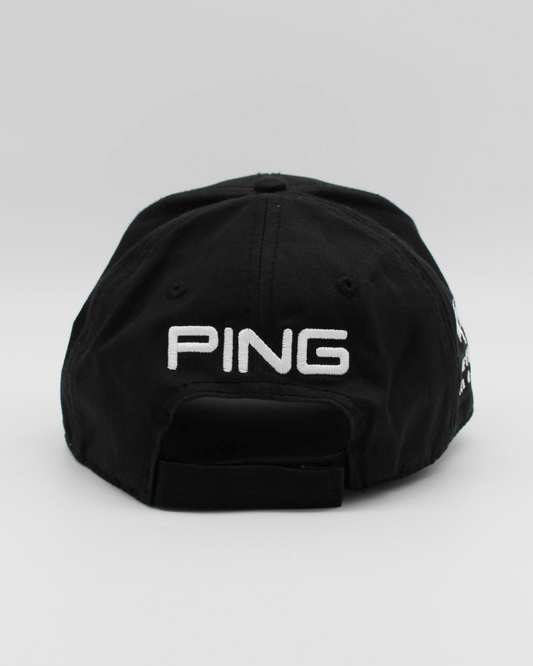 00s Ping Black Spellout Cap