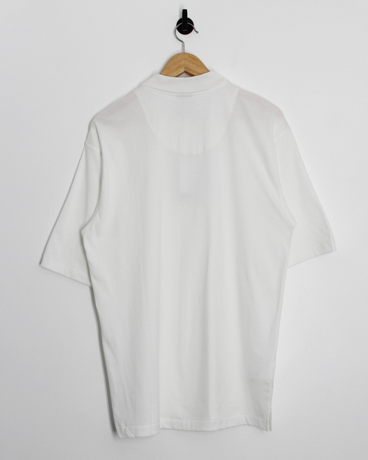 00s Nike White Polo-Shirt with Tags (L)