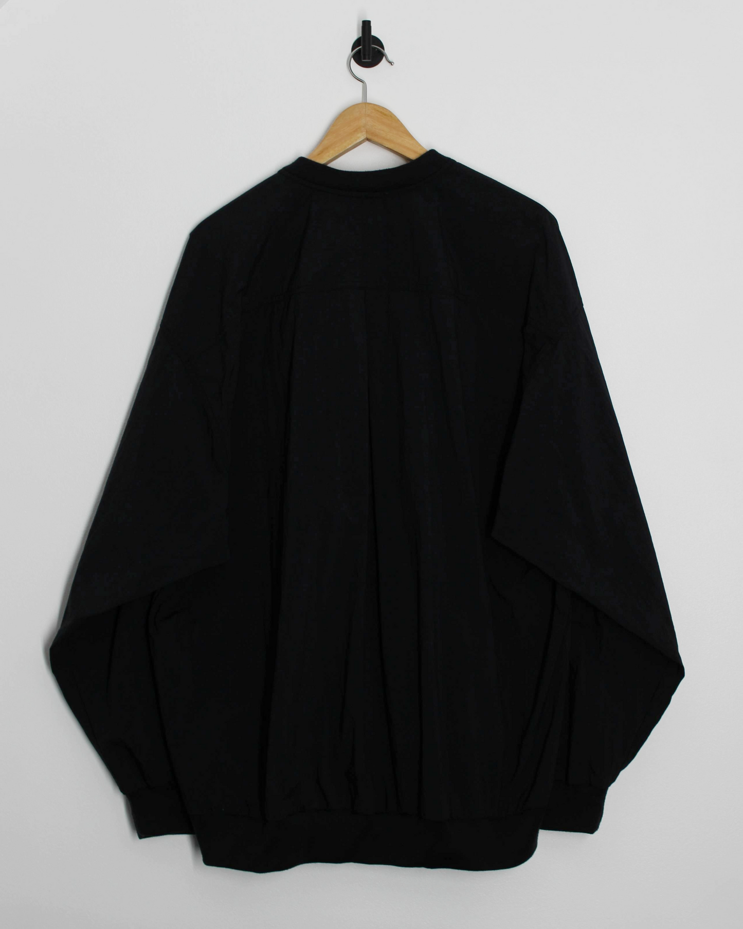 90s Nike Tour Black Buttoned Windbreaker (XXL)