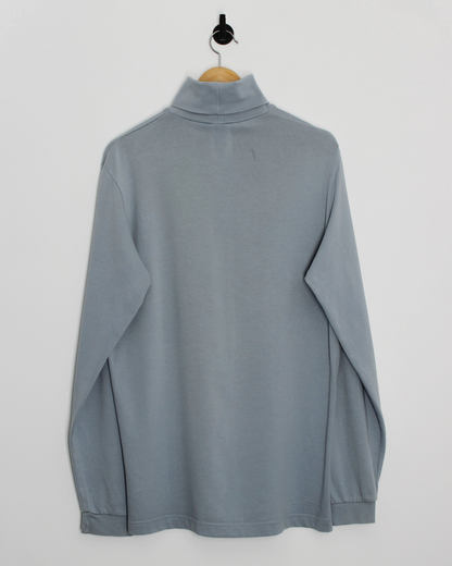 00s Nike Slate Blue Long Sleeve Turtle Neck Golf Top (L)