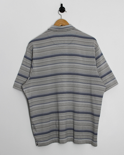 00s Nike Tiger Woods Grey/Blue Polo-Shirt (L)