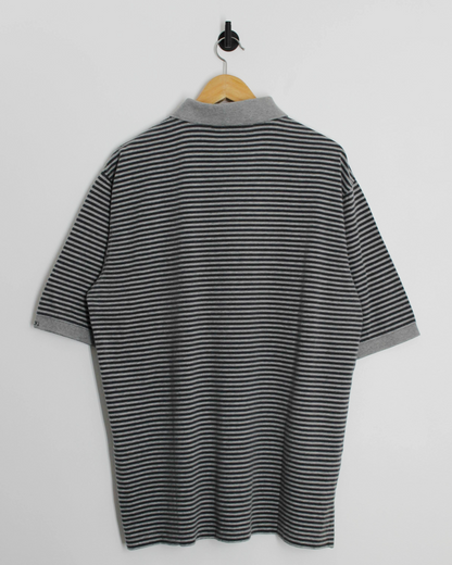 2001 Ryder Cup Oscar Jacobson Striped Polo-Shirt (XL)