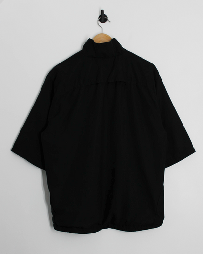 00s Nike Black Short Sleeve Windbreaker (L)