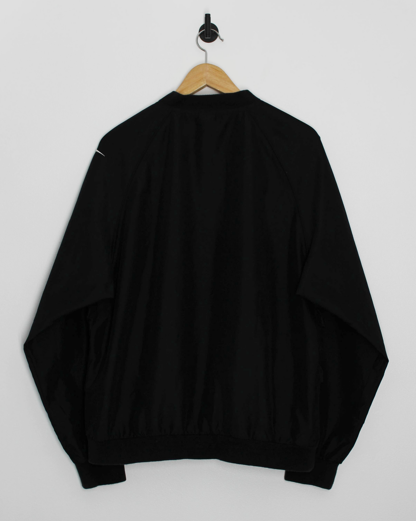 00s Nike Black Quarter-Snap Windbreaker (M)