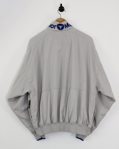 90s TaylorMade Grey/Blue Quarter Zip Jacket (L)