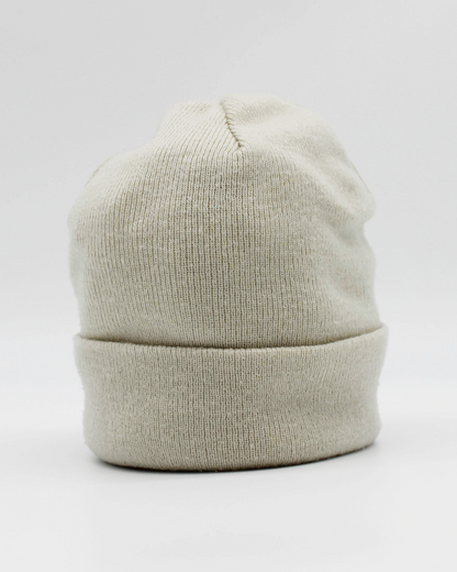 00s Nike Shield Logo Beige Beanie Hat