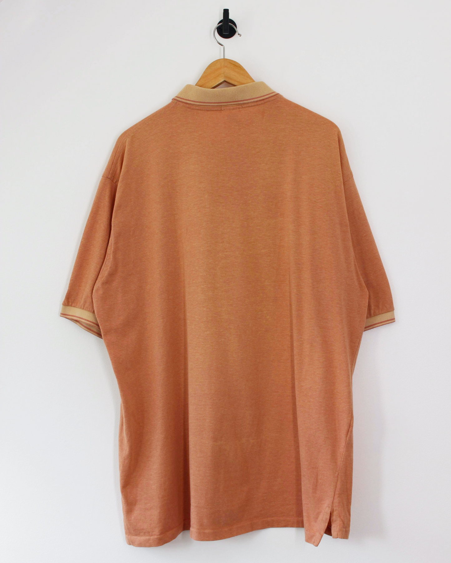 90s Ping Orange Cotton Polo-Shirt (XL)