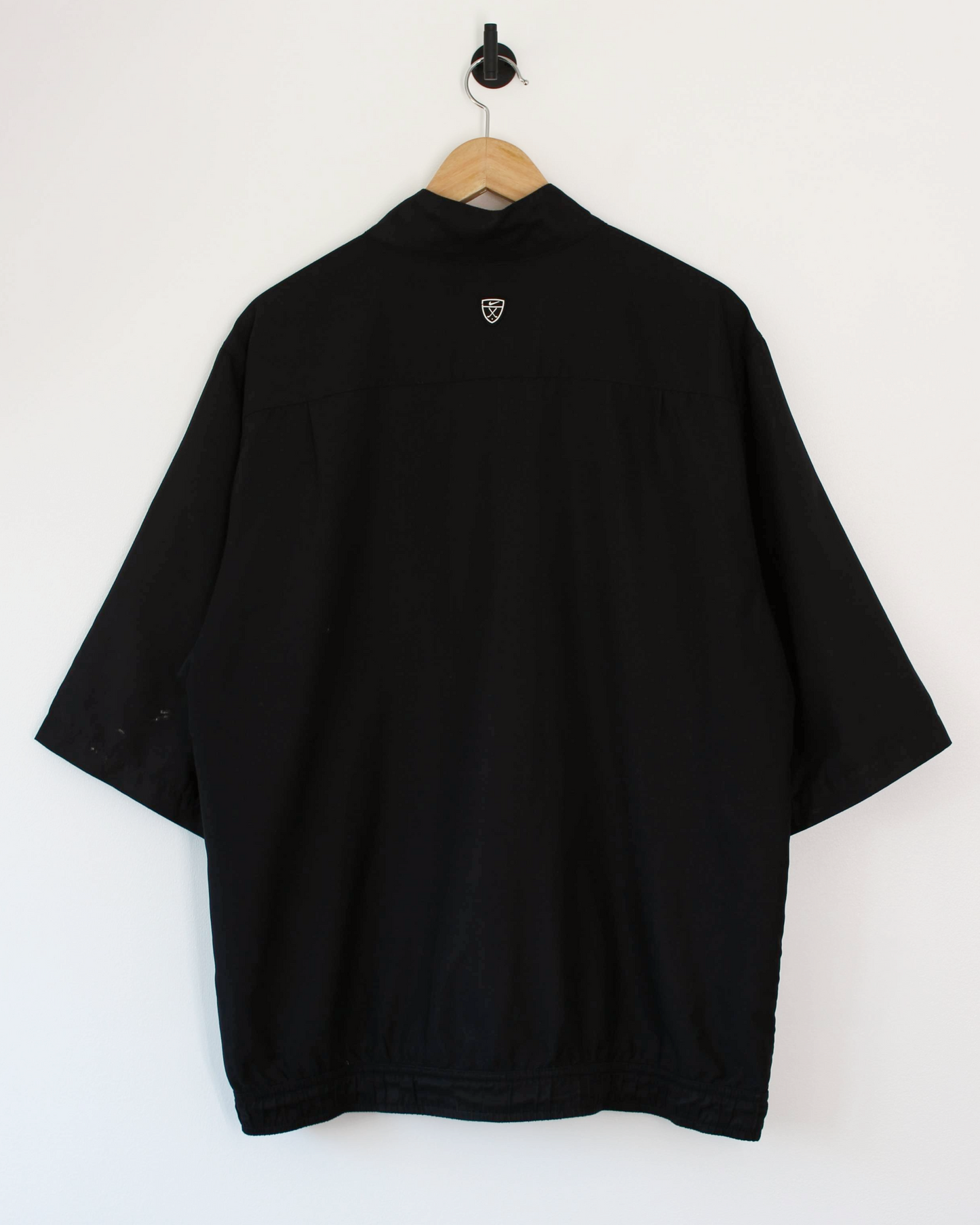 00s Nike Black Short Sleeve Windbreaker (L)