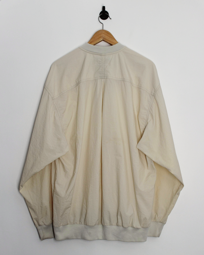 90s Nike Cream Buttoned Windbreaker (L)