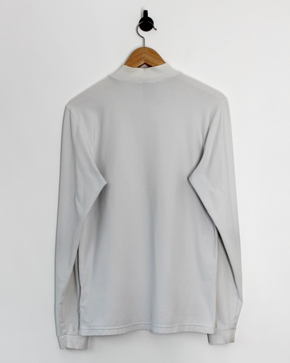 00s Nike White Long Sleeve Mock Neck (S)
