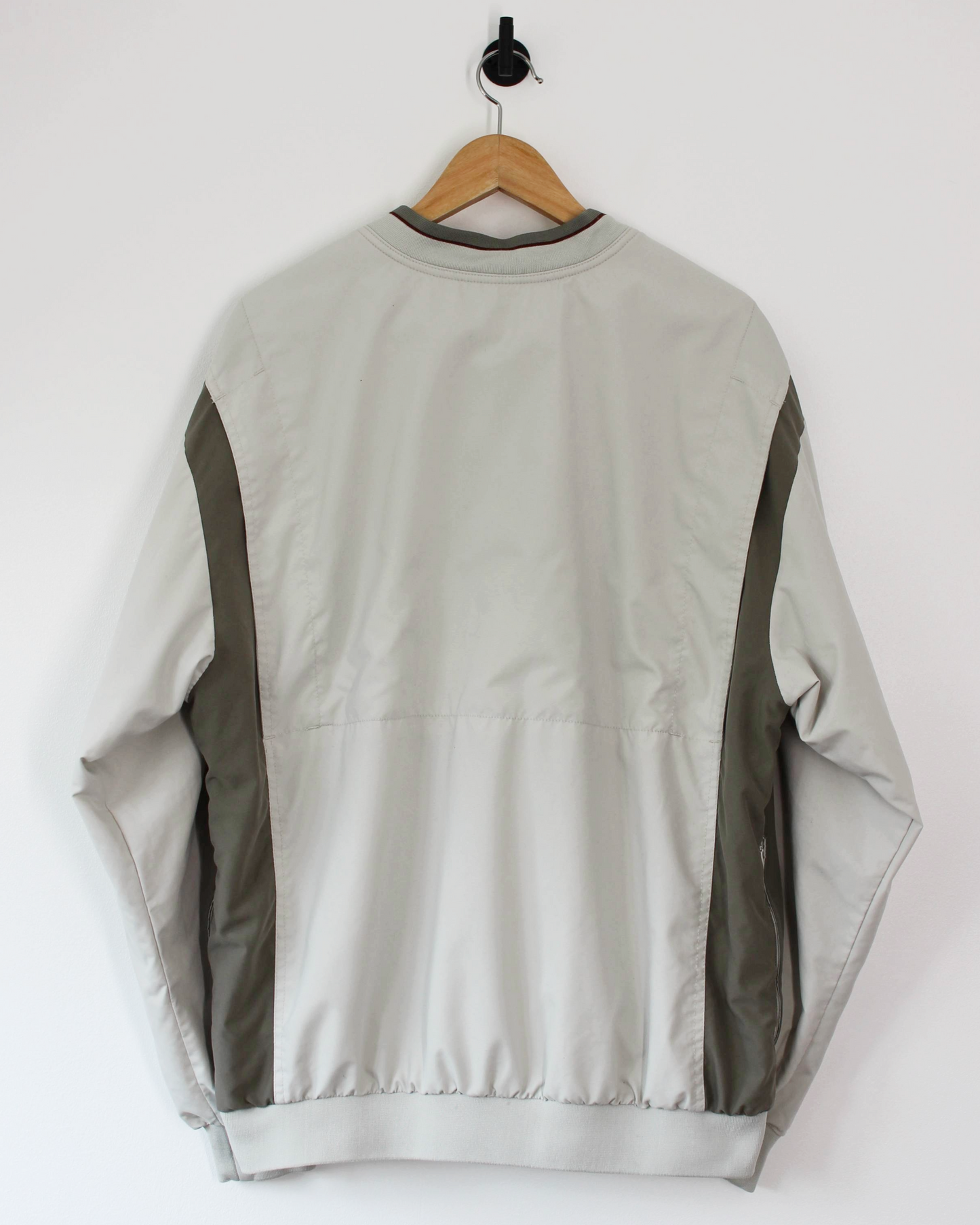 00s Nike Khaki/Cream Windbreaker (L)
