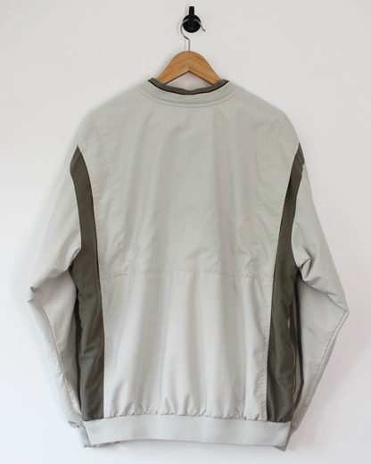 00s Nike Khaki/Cream Windbreaker (L)