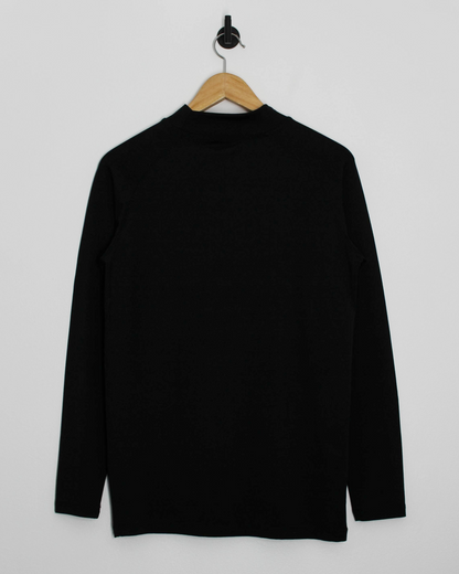 00s Ping Black Long Sleeve Mock Neck (M)