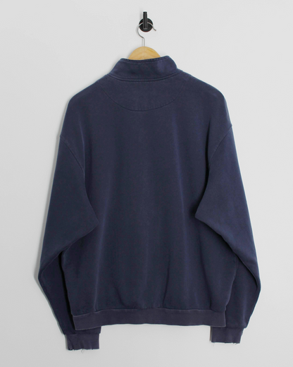 00s Nike Navy Quarter Zip Sweatshirt (M)