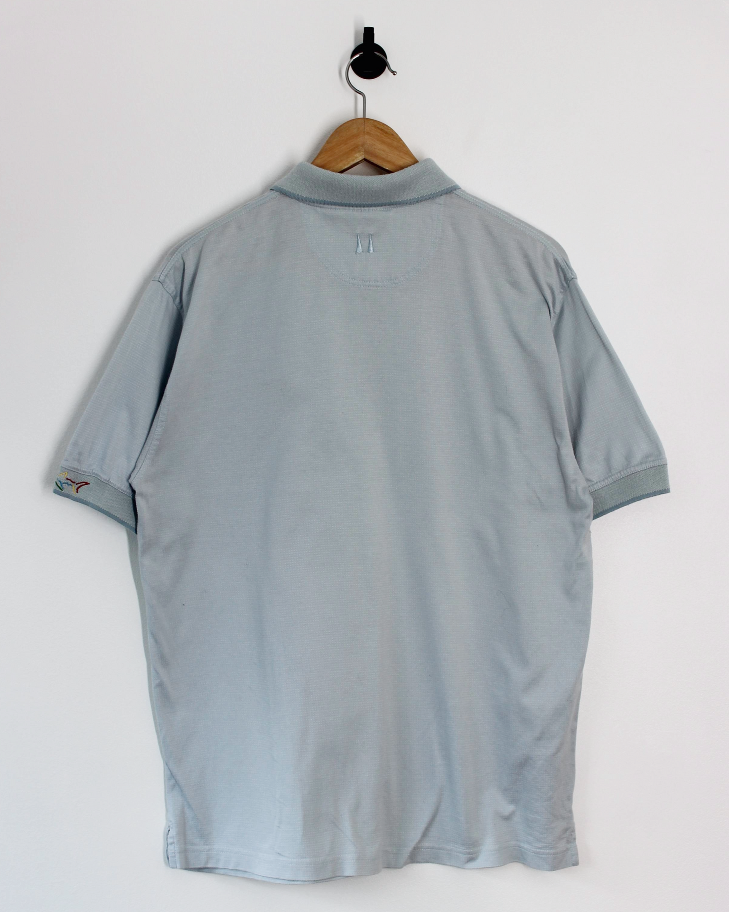 90s Greg Norman Light Blue Polo-Shirt (M)