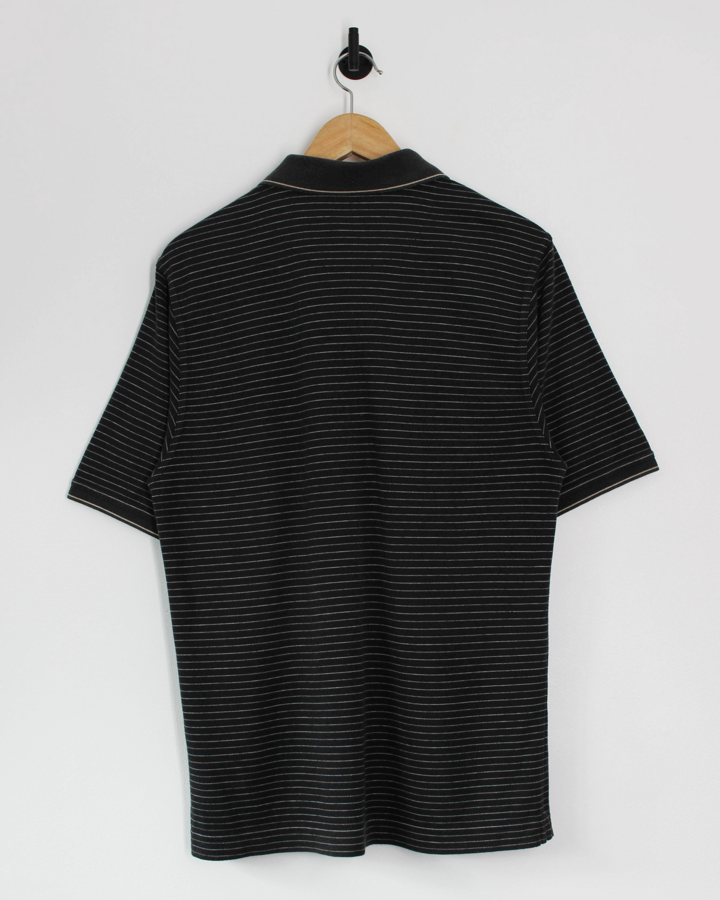 00s Nike Striped Polo-Shirt (M)
