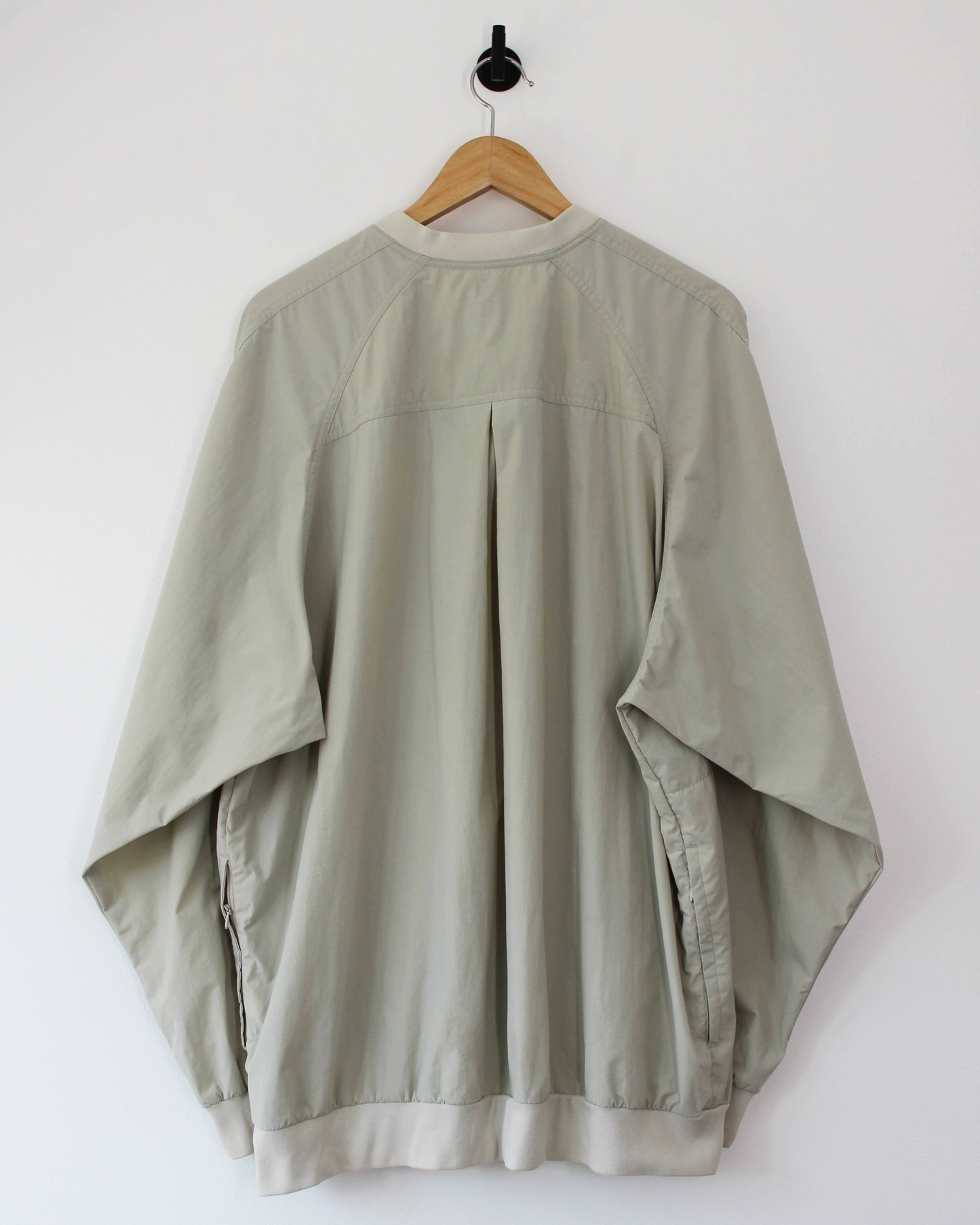 90s Nike Cream Buttoned Windbreaker (L)