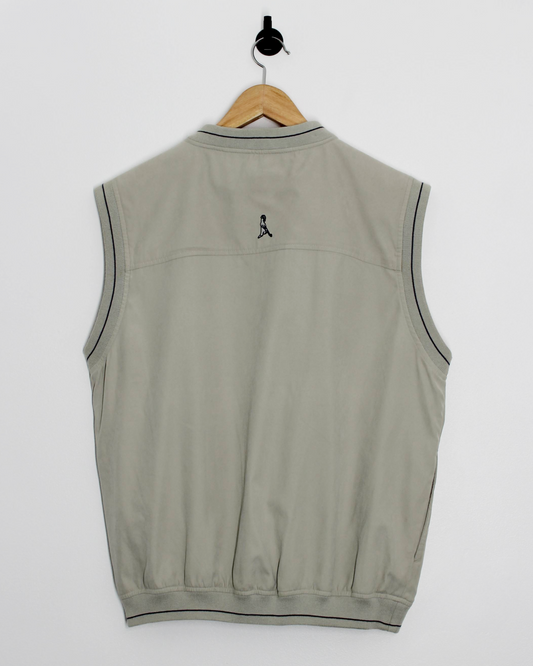00s Ping Cream V-Neck Golf Vest (M)