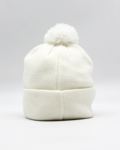 00s Old Course St Andrews White Bobble Beanie Hat