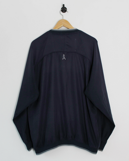 00s Ping Navy V-Neck Windbreaker (XL)