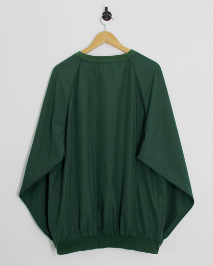 90s Official Masters Slazenger Green Crewneck Windbreaker (L)