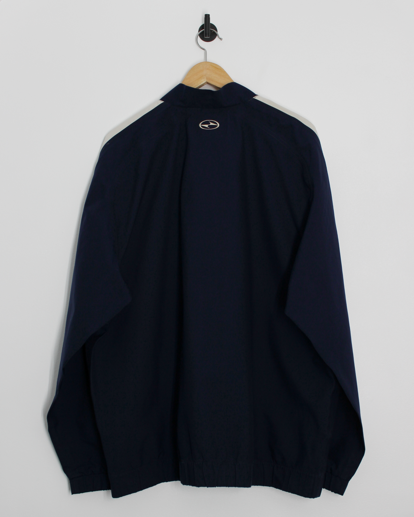 90s Nike Yin Yang Navy/White Half-Zip Windbreaker (XL)