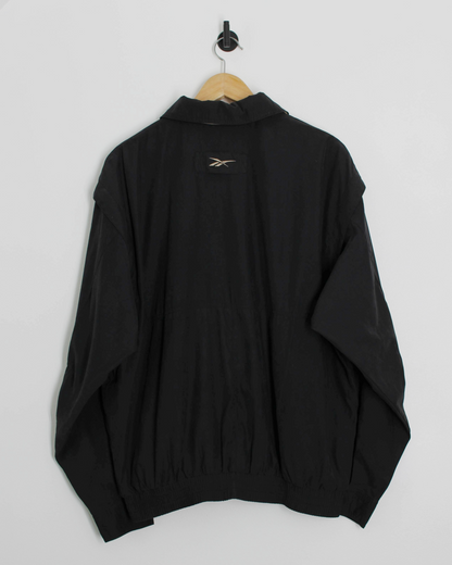90s Reebok Golf ‘Performance’ Black Collared Jacket (M)