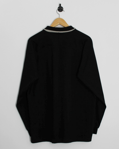 00s Ping Long Sleeve Black Polo-Shirt (L)