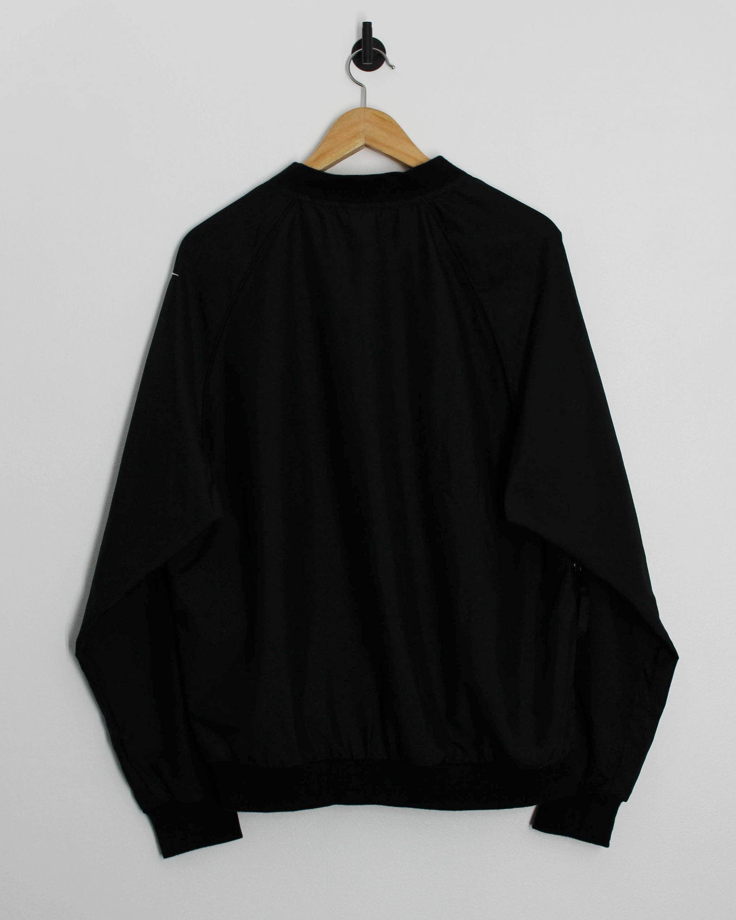 00s Nike Black Quarter-Snap Windbreaker with Tags (M)