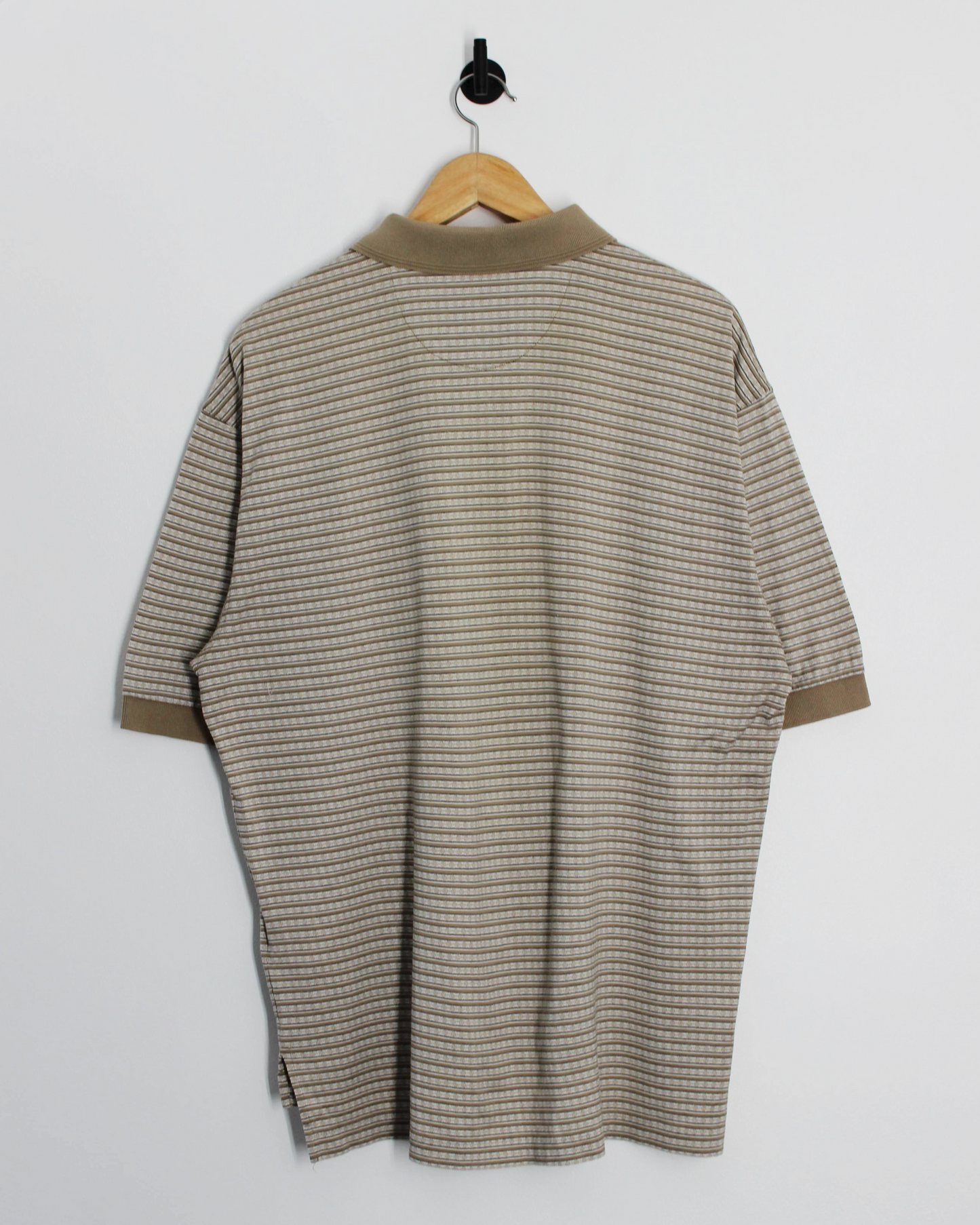 00s Nike Abstract Light Brown Polo-Shirt (XL)