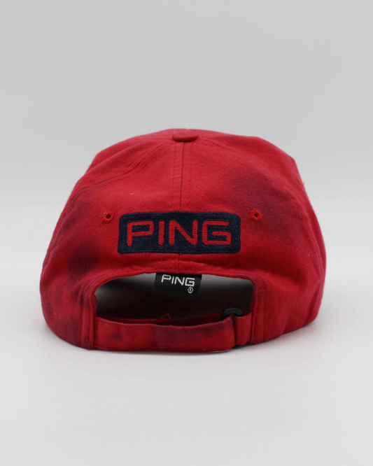 90s Ping ‘Mr Ping’ Red/Black Cap