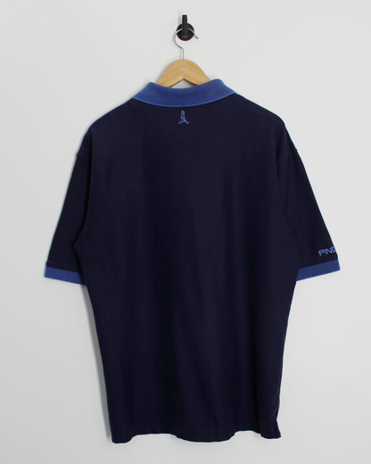 00s Ping Navy/Blue Polo-Shirt (L)