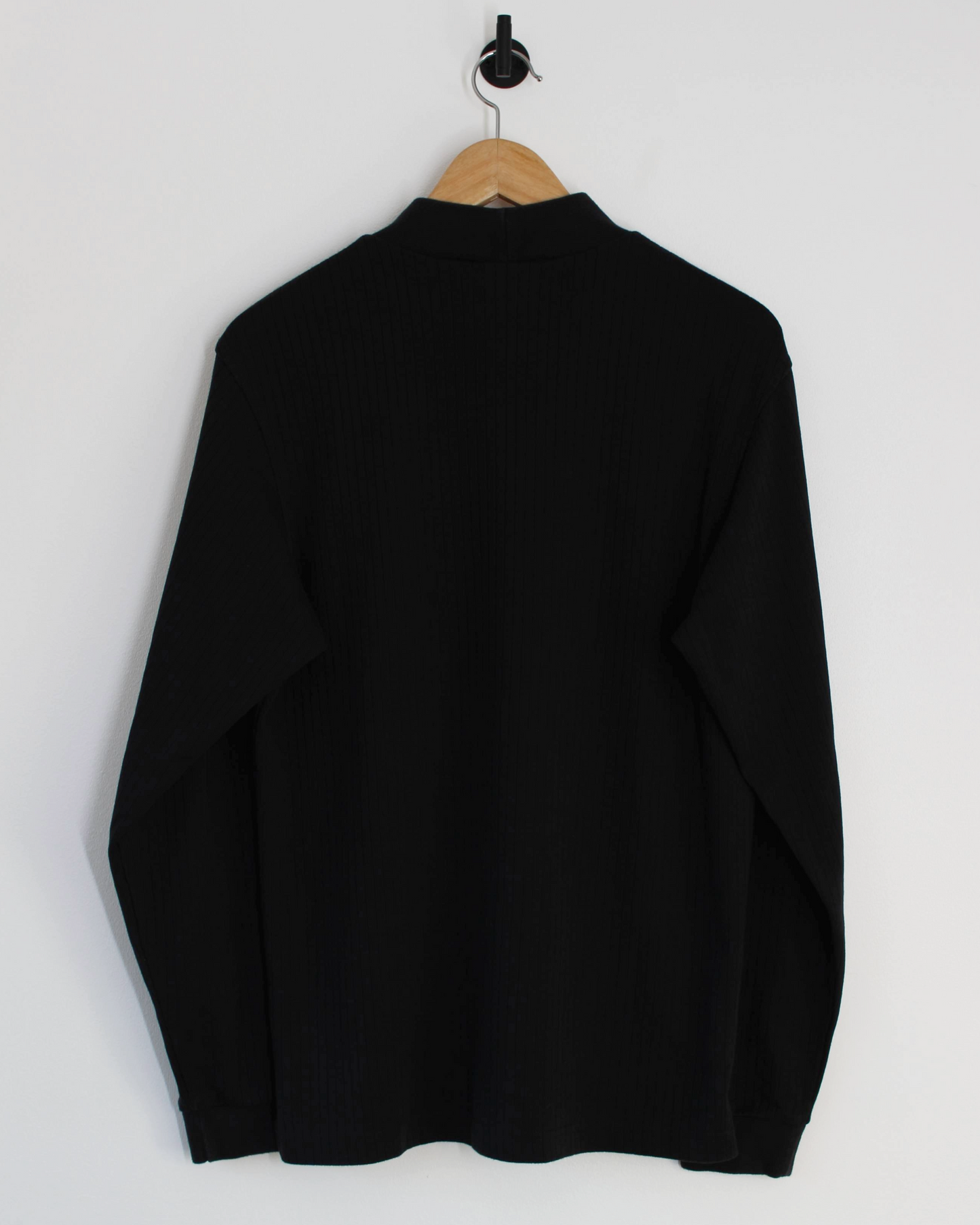 00s Nike Textured Long Sleeve Mock Neck (M)