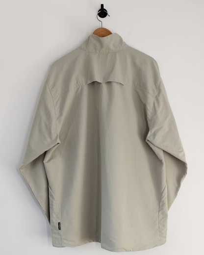00s Nike Cream Quarter Zip Light Jacket (XL)