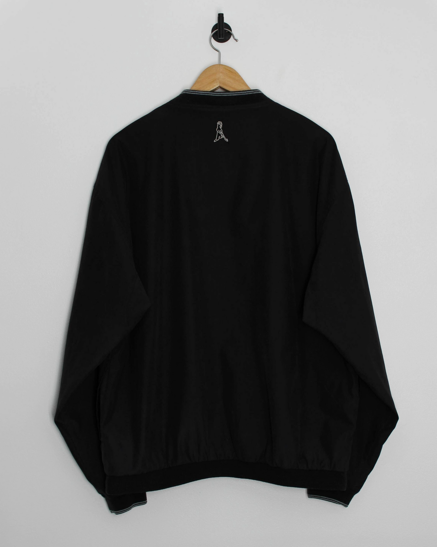 00s Ping Black Crewneck Windbreaker (L)
