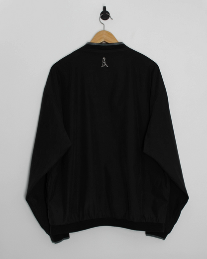 00s Ping Black Crewneck Windbreaker (L)