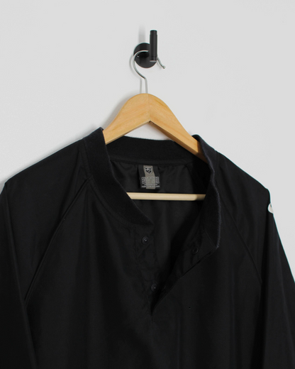 00s Nike Black Quarter-Snap Windbreaker (M)
