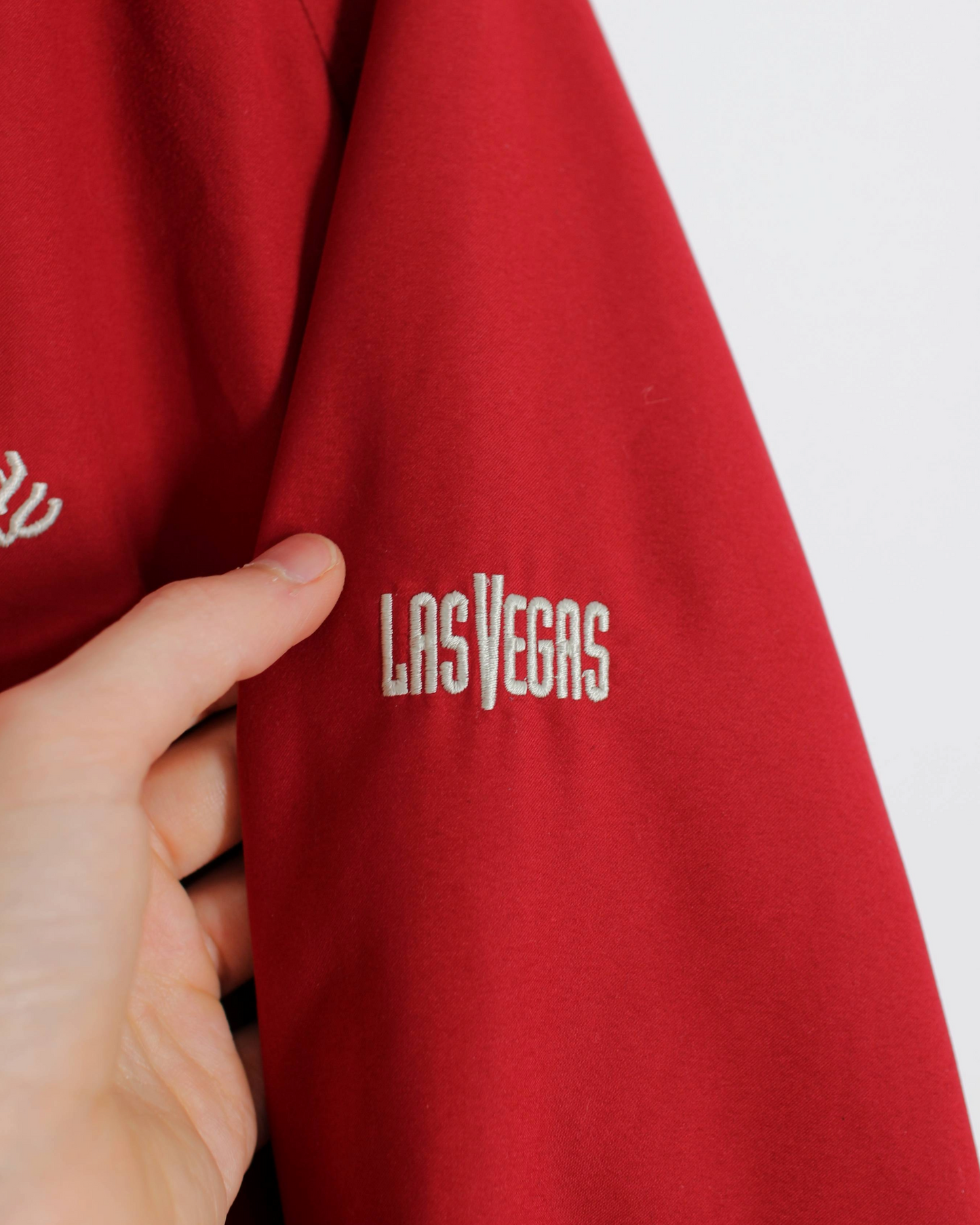 90s Ashworth x Callaway Las Vegas Red Windbreaker (L)