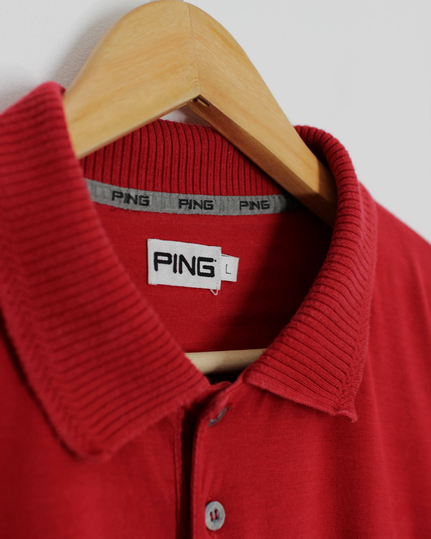 00s Ping Red Polo-Shirt (XL)