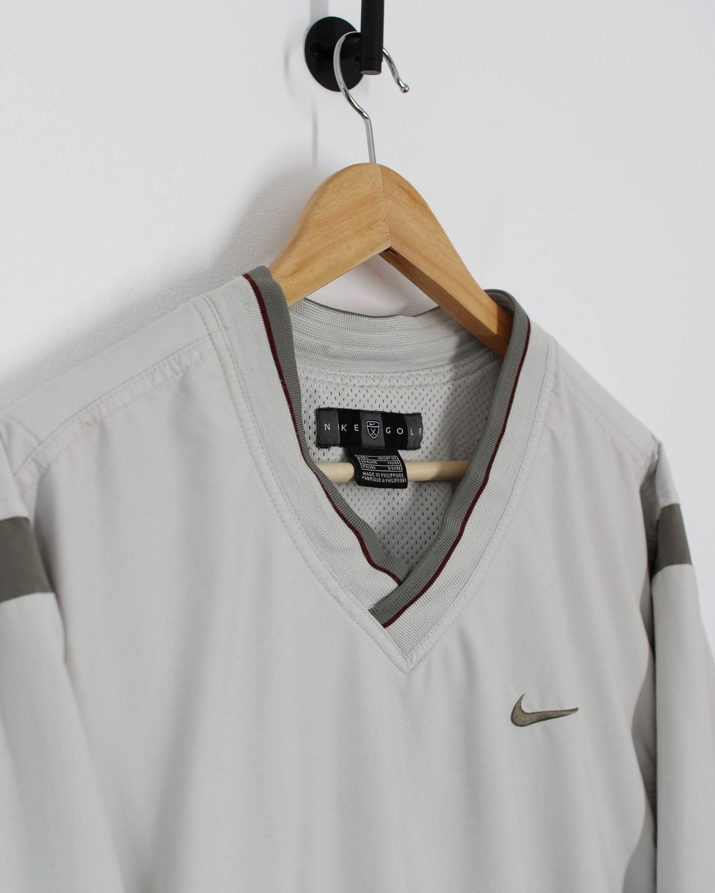 00s Nike Khaki/Cream Windbreaker (L)