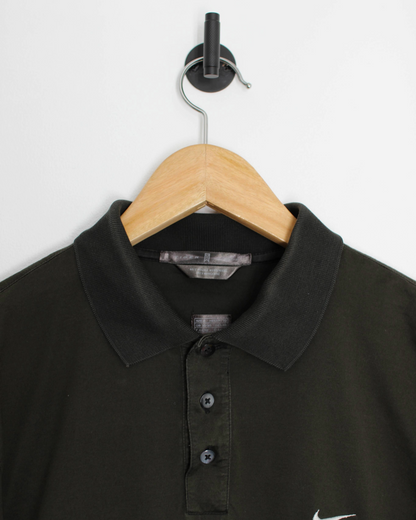 00s Tiger Woods Black Polo-Shirt (S)