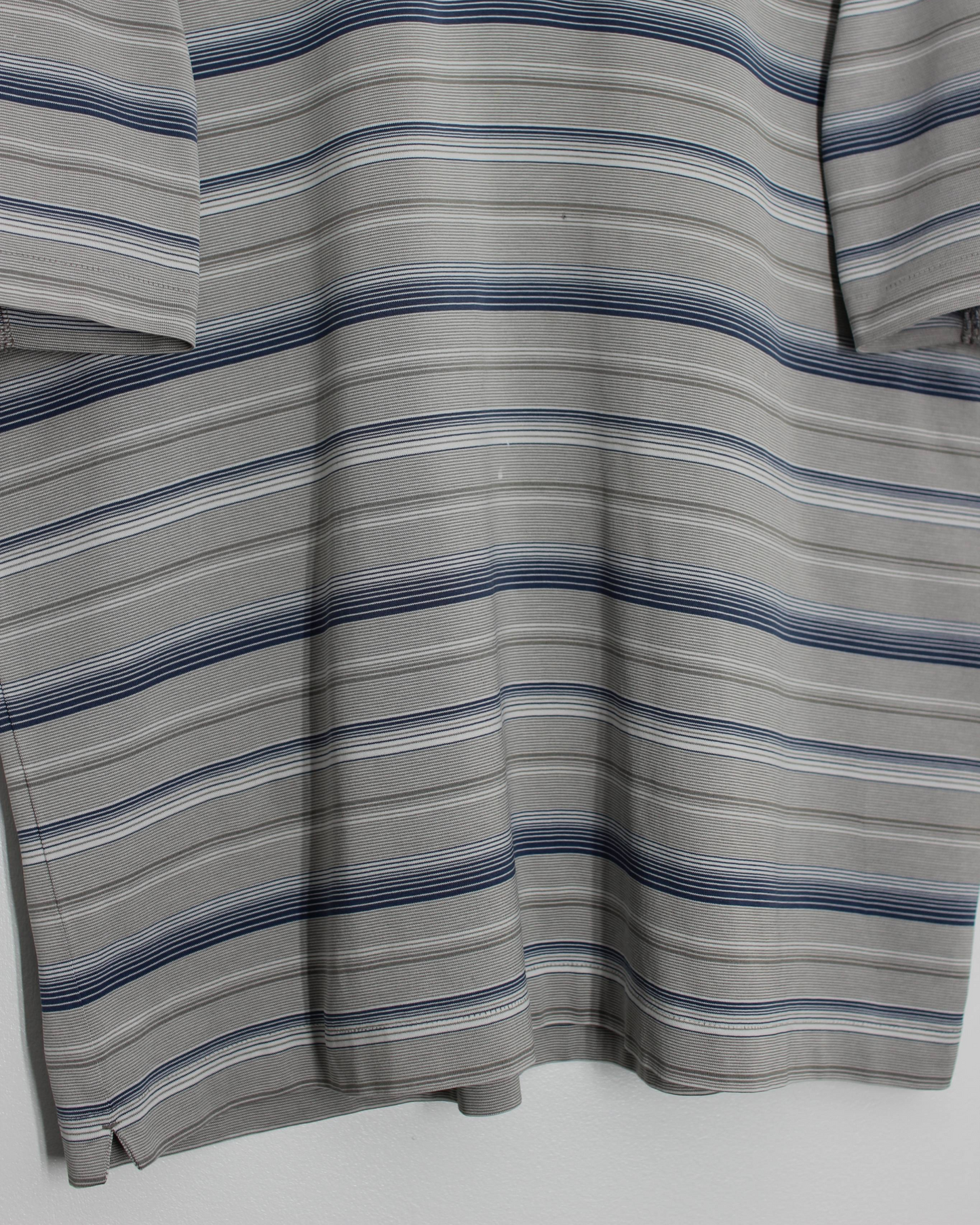 00s Nike Tiger Woods Grey/Blue Polo-Shirt (L)