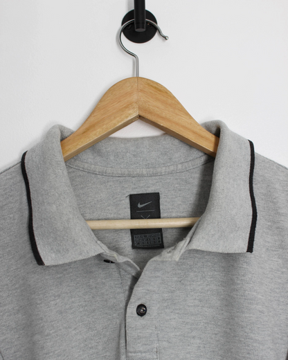 90s Nike Yin Yang Grey Polo-Shirt (XL)